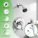 Shower Handle Replacement for American Standard M962160-0020A Lever Handle Kit, fit for Single Lever Pressure Balance Bath and Shower, Polished Chrome
