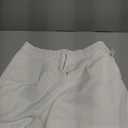 Amazon Essentials Women's High-Rise Relaxed-Fit A-line Elastic Back Short L, White
