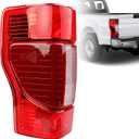 Tail Light Assembly Compatible with 2020 2021 2022 Ford F250 F350 F450 Super Duty - Taillights Replacement for LC3Z13404A and LC3Z13404D - Rear Brake Lamps Left Driver Side(w/Blind Spot Non-LED)