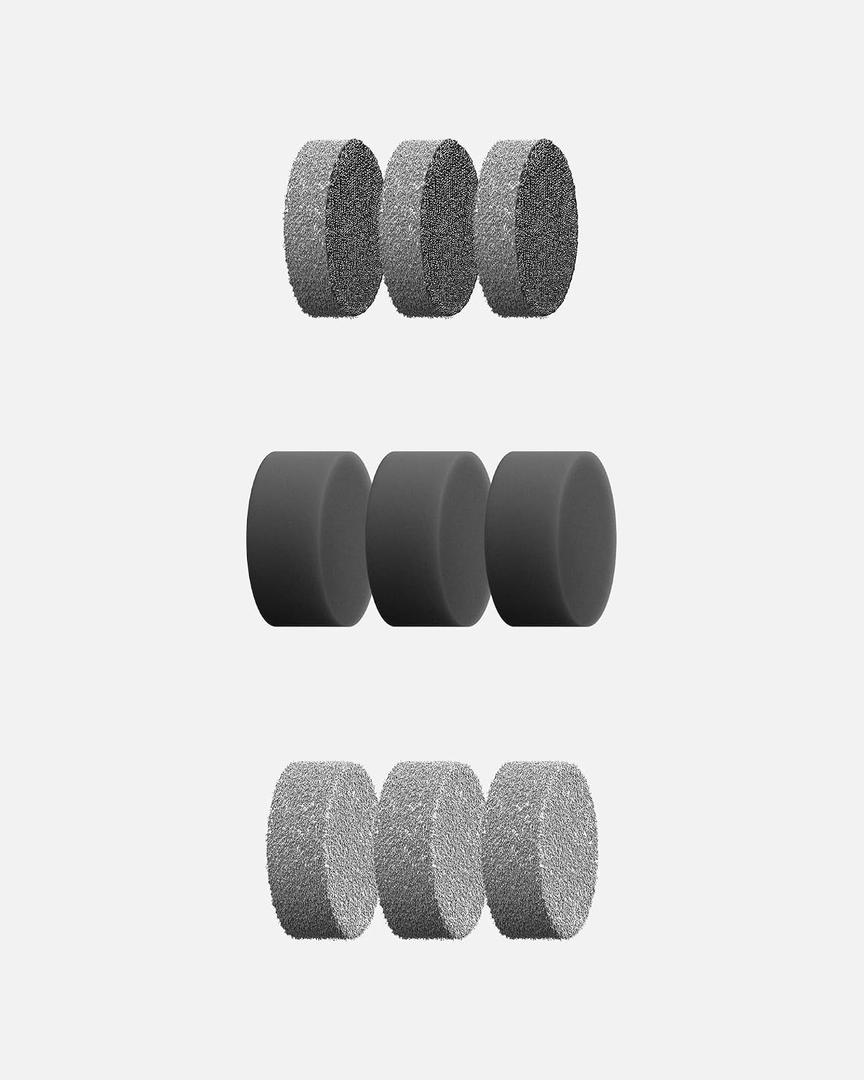 HOTO 9 Pcs Replacement Pads, Compatible with HOTO Grip Cordless Electric Spin Scrubber and Handheld Short-Handle Electric Spin Scrubber