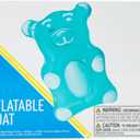 1616 Holdings Inflatable Blue Gummy Bear Pool Float 51.57 inches x 32.68 inches, Large