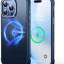 Mist-Armor Designed for iPhone 16 Pro Max Case, [Fit for Mag Safe] [Non-Slip Edge] Military Grade Protective Bumper Silicone Matte Phone Case Cover for iPhone 16 Promax 6.9" Men Women, Blue