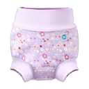 Splash About Happy Nappy Duo Reusable Swim Diaper, Lilac Spring, 6-12 Months