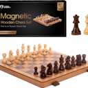 Chess Set Magnetic - Premium Wooden Board Game with a Portable Wood Case and Secure Storage for Pieces, Set for Adults (Beech Wood) - Chess Armory