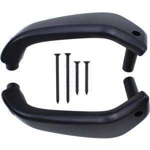 ApplianPar 2 Pieces Black Interior Driver and Passenger Side Door Pull Handle Manual Window for Fiesta 2011-2020