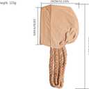 Turban for Women Men Fashion with Stretch Breathable Head Wrap Lightweight Satin Turbans Hat Headwrap for Daily Wear, One Size