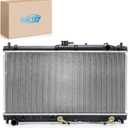 RAYTEN 2268 Engine Coolant Radiator with Transmission Oil Cooler Compatible with Mazda Miata 1999-2005 L4 1.8L, Automatic Transmission, Replace# BP4W15200A