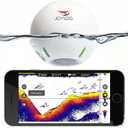 Portable GPS Sonar Fish Finder, Wireless Bluetooth Depth Finder with 3D Depth Maps for Kayak/Ice/Boat/Shore Fishing, Free User-Friendly iOS & Android App, Fishing Accessories