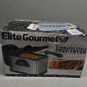 Elite Gourmet 2 Qt Electric Deep Fryer, 1500W,Adjustable Temp,Viewing Lid
