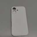 Vooii Compatible with iPhone 16 Case, Liquid Silicone Upgrade [Camera Protection] [Soft Anti-Scratch Microfiber Lining] Shockproof Phone Case for iPhone 16 6.1 inch - White