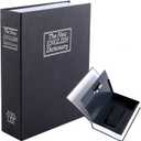 KYODOLED 10.5 Inch Diversion Book Safe with Combination Lock, Secret Safe Metal Lock Box,Money Storage Collection Box,10.5" x 7.8" x 2.6" Black Extra Large