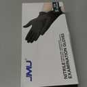 JMU Nitrile Gloves Medium, 200 Count Black Nitrile Exam Gloves, 3.5 Mil Nitrile Disposable Gloves, Latex Free & Powder Free