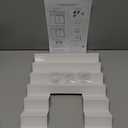 Shelf for Tonie Applied to IKEA KALLAX–Magnetic Storage Organizer Holds 50+ Figures & Box from Toniebox| White Kids'Shelf with Secure Magnetic Hold & Side Cut-Out | Perfect for Kids (Without Cut-Off)