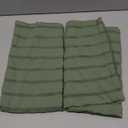 JELLYMONI Microfiber Pillow Case 2-Pack, Standard Size Dark Green Seersucker Textured Pillow Covers, Breathable Wrinkle-Free Pillow Shams with Envelope Closure (Pillows Not Included)