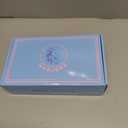 Sanwuta Soft American Mahjong Tiles Bag Thickened Mahjong Makeup Bag Gifts for Women Mah-Jong Lovers Accessories 13 x 7.8 x 3.2 Inches(Blue and White Porcelain)