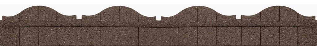 EZ Border for Small Flavor Bed 12Ft x 6In H, 3 Pcs, Brown