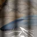 Abstract Canvas Wall Art Modern Blue and Gray White Feather Wall Decor Picture Canvas Print for Living Room Blue Wall Art Butterfly Wall Art Abstract Home Bedroom Office Decoration Stretched 24x48inch