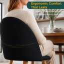 Dining Chairs Upholstered Linen Fabric Kitchen Chairs Vanity Chairs, Patio