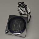 Gaiatop Mini Space Heater, Lightweight PTC Ceramic Fast Heating 500W Energy Efficient for Indoor Use, Overheating & 45° Tip-Over Protection, Portable Desk Electric Heaters for Office Home Black