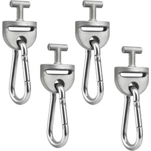 4 Sets Pilates Straps ConnectorT Lock Adapter with Snap Hooks