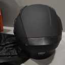 OUMURS DOT Modular Motorcycle Full Face Helmet Flip-Up Dual Visor, Lightweight & DOT Approved, Matte Black M