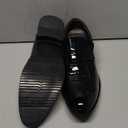 Men's Pointed-Toe Tuxedo Dress Shoes Casual Slip-on Loafer (12, Black)