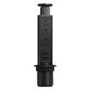 Pop Up Electrical Outlet for Countertop, Recessed Power Strip with 3 AC Outlet & 2 USB Ports,2.5" Hole Pull Pop Up Socket Hidden Outlets, Pop Out Power Outlet for Kitchen Counter Conference Desk