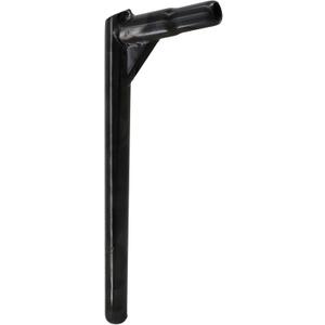 Bicycle Seatpost, Iron Seatpost Length 350mm, Black, for BMX