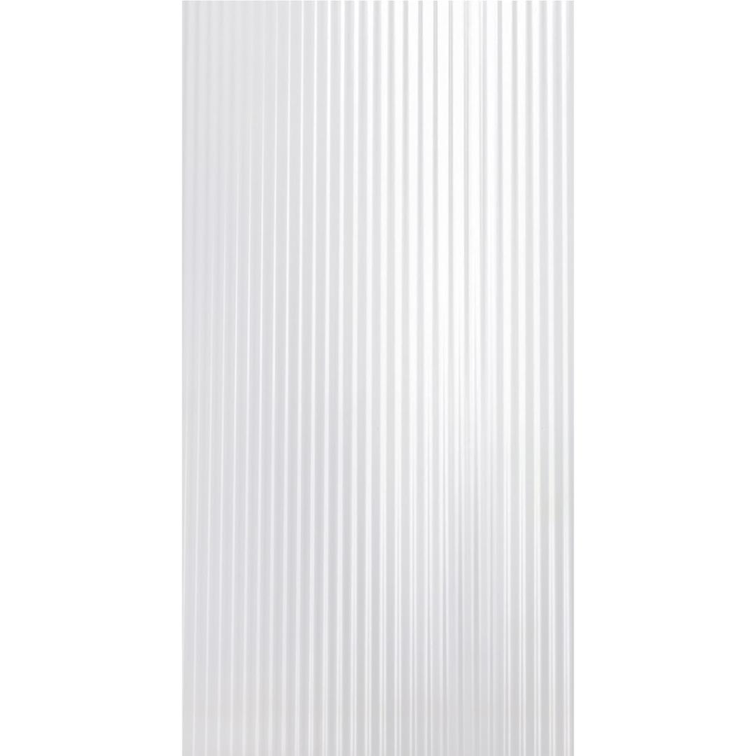Window Privacy Film 79 x 18 Vertical Strip Fluted Glass Frosted Glass Window Film Static Cling for Bathroom Door Anti UV