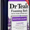 Dr Teals Foaming Bath with Pure Epsom Salt, Soothe & Sleep with Lavender, 34 Ounces