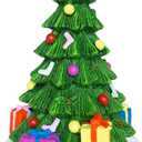 SLOCME Aquarium Christmas Tree Decorations - Fish Tank Christmas Tree Statue Holiday Decoration for Aquarium Betta Fish