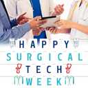 39 Pcs Surgical Technologist Appreciation Christmas Party Decor Staff Team Appreciation Thank You Banner or Surgical Technologist Nurse Doctor
