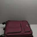 U.S. Traveler Anzio Softside Expandable Spinner Luggage, Burgundy, Carry-on 22-Inch