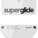 Superglide Glass Mouse Skates - Consistent Controllable Glide, Polished Round Edge, Super Balanced Gaming Mouse Feet with Durable Sole for Razer Viper v3 Pro (Type-C, White)