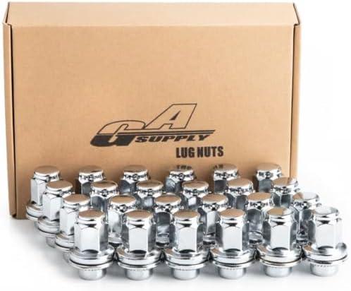 GAsupply 24pcs 14x1.5 Lug Nuts, 1.8 Inch 45mm Length, 7/8" 22mm Hex, OEM Factory Style M14x1.5 Wheel Lug Nuts, Closed End Large Acorn Seat