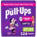 Pull-Ups Girls' Potty Training Pants, Size 2T-3T, 124 count
