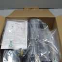 Juicer Attachment for KitchenAid, Cold Press Slow Juicer with 4.9" Large Feed Chute for Whole Fruits & Vegetables, Includes 2 * 1L Measuring Cups for KitchenAid Accessories and Attachments, Black