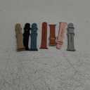 Minyee Floral Engraved Band Compatible with Apple Watch 41mm 40mm 38mm 42mm 44mm 45mm 46mm 49mm Women, Cute Soft Silicone Flower Sport Fancy Strap for iWatch Series 11 10 9 8 7 6 5 4 SE/Ultra 3 2 1 (Black/Light Gray/Green/Brown/Walnut/Pink)