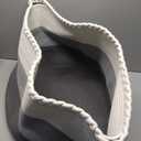 COMSE Extra Large Woven Blanket Laundry Basket, 21.7â€x 13.8â€, Nursery Hamper, Cotton Rope Laundry Hamper Living Room for Storage Toys Clothes Towels (White & Light Gray & Dark Gray)