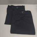 Amazon Essentials Women's Slim-Fit Short-Sleeve Crewneck T-Shirt, Pack of 2 (Medium, Black)