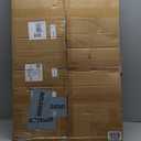 dearlomum Retractable Driveway Fence Gate Expandable 205 inches Fence,Dog Gate Outdoor,Portable Accordion Fence Gate,Mobile Barricade Portable Barricade Gate Used Inroor and Outdoor (Brown)