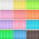 Patelai 108 Pieces 10 ml Spray Bottles Plastic Perfume Bottles Empty Fine Mist Perfume Bottle for Essential Oils Supplies(Assorted Color)