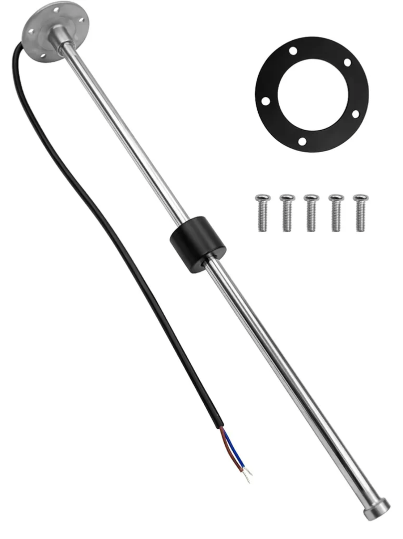 Fuel Level Sending Unit 240-33ohms 19" (480mm) for Marine Boat Truck Car, Fuel Water Level Gauge Sensor Fuel Gas Sender Stainless Steel