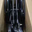 Medline Reclining Wheelchair, Desk-Length Arms and Elevating Leg Rests, 20" x 18" Seat (W x D)