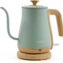 Keebar Gooseneck Electric Kettle, 0.8 L, 1000 W, Auto Shut-Off, Light Green