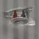 Tenare 1000 Pcs Christmas Tree Stickers Christmas Party Supplies Winter Xmas Roll Stickers Red Green Self Adhesive Label Tag for Holiday Presents Candy Bag Decor