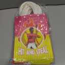 JOYGATHER 24 Pcs Softball Party Favors Bags with Handles, Softball Goodie Gift Candy Treat Snack Paper Bags with 3 Different Types for Birthday Party Supplies Baby Shower Decorations