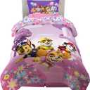 Paw Patrol Girls Kids Bedding Super Soft Comforter and Sheet Set, (4 Piece) Twin Size, (Official) Nickelodeon Product By Franco