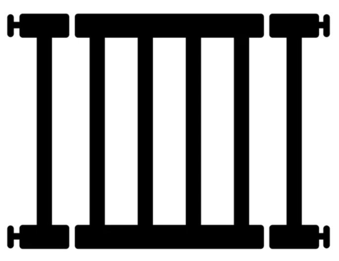 Baby Safety Gate for Doorways and Stairs, 26''-40'' Auto Close Dog/Puppy Gate, Easy Install, Pressure Mounted, No Drilling, fits for Narrow and Wide Doorways, Safety Gate w/Door for Child and Pets