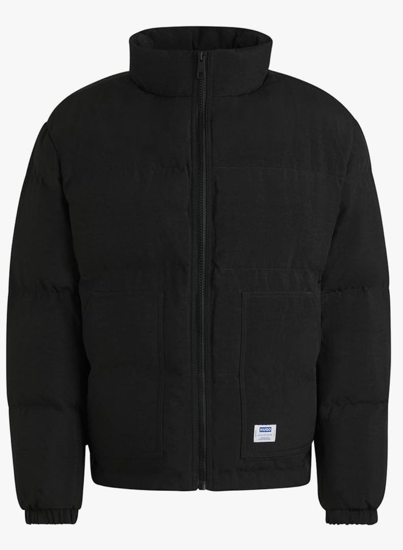 HUGO mens Canvas Nylon Padded Jacket M